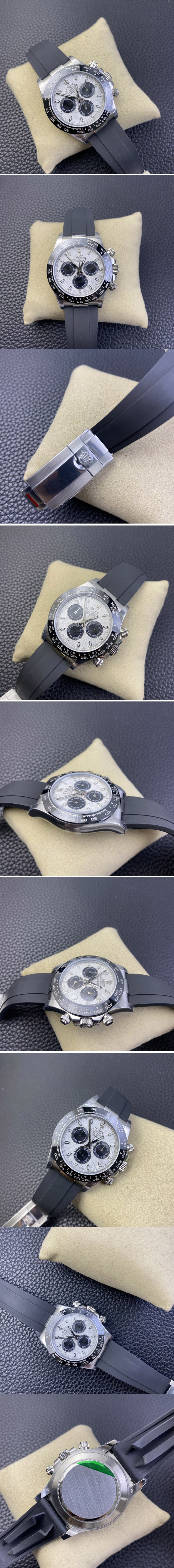Replica Rolex Daytona 116519 EWF 1:1 Best Edition 904L Steel Meteorite Dial on Oysterflex Strap A7750