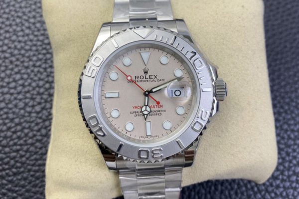 Replica Rolex Yacht-Master 126622 GSF 1:1 Best Edition Carnation Dial on SS Bracelet A2836