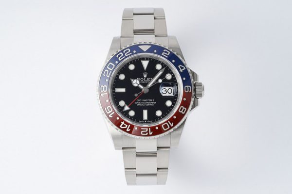 Replica Rolex GMT Master II 126710 BLRO 904L SS KING Factory 1:1 Best Edition on Oyster Bracelet K3285 CHS