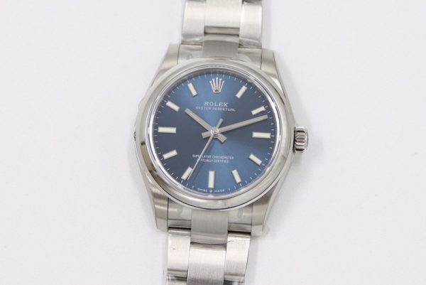 Replica Rolex Oyster Perpetual 31mm 277200 EWF Best Edition Blue Dial on SS Bracelet 6T15