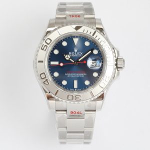 Replica Rolex YachtMaster 116622 40mm 904L SS/SS Blue EWF A3235
