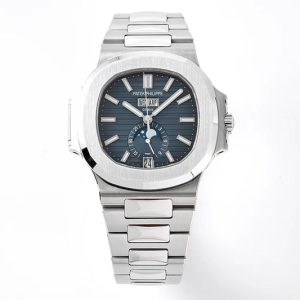 Replica Patek Philippe Nautilus 5726 Full Function SS PPF 1:1 Best Edition Blue Dial on SS Bracelet A324
