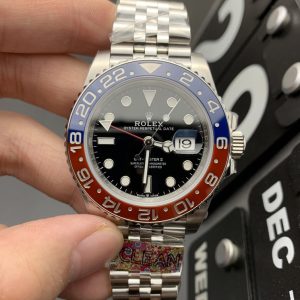Replica Rolex GMT Master II 126710 BLRO 904L SS Clean Factory 1:1 Best Edition on Oyster Bracelet VR3285 CHS