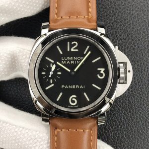 Replica Panerai PAM 111 HWF Factory on Brown Lether Strap Aisan 6497-2