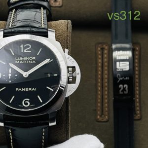 Replica Panerai PAM312 R VSF 1:1 Best Edition on Black Leather Strap P.9000 Super Clone V2